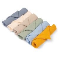 Set 6 mini lavete din muselina dubla 20x20 cm Kidizi Boys