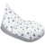 Fotoliu copii Bean Bag Lounger All Mint Stars, husa bumbac detasabila