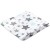 Muselina multifunctionala XXL 110x110 cm Kidizi All Mint Stars, 100% bumbac
