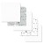 Set 3 paturici din flanel 78x78 cm Kidizi Grey Elephants, 100% bumbac