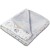 Paturica dubla pufoasa cu doua fete 100x78 cm Kidizi Fluffy Grey Forest Friends