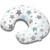 Perna alaptare cu husa bumbac detasabila Kidizi Celia Grey Mint Stars