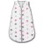 Sac de dormit copii de vara din muselina Kidizi Pink Stars 70 cm