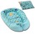 Cosulet bebelus pentru dormit Kidizi Baby Nest + pernuta plagiocefalie Kidizi Animals Mint