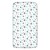 Cearceaf din bumbac cu elastic roata pentru patut 120x60 cm Kidizi All mint stars