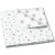 Paturica dubla din bumbac si flanel 100x75 cm Kidizi Galaxy Mint, 100% bumbac