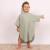 Prosop plaja - Poncho copii din muselina absorbanta Kidizi Mint 3-6 ani