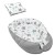Cosulet bebelus pentru dormit Kidizi Baby Nest + pernuta plagiocefalie Kidizi All Mint Stars