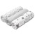 Set 3 paturici muselina 78x78 cm Kidizi All Grey, 100% bumbac