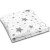 Muselina multifunctionala XXL 120x120 cm Kidizi Galaxy Grey, 100% bumbac