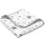 Paturica dubla de muselina XXL 120x120 cm Kidizi Galaxy Grey, 100% bumbac