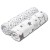 Set 2 paturici muselina 120x120 cm Kidizi Galaxy Grey, 100% bumbac