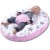 Perna multifunctionala Hanna Plus All Pink Stars,transformabila in perna gravide, alaptare si sezlong bebe