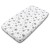 Cearceaf din bumbac cu elastic roata pentru patut 120x60 cm Kidizi Pink All Stars