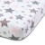 Cearceaf din bumbac cu elastic roata pentru patut 140x70 cm Kidizi All Pink Stars
