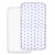 Set 2 cearceafuri din bumbac cu elastic  roata pentru patut 140x70 cm Kidizi Dark Blue White