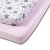 Set 2 cearceafuri din bumbac cu elastic  roata pentru patut 140x70 cm Kidizi Pink Stars