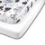 Set 2 cearceafuri din bumbac cu elastic  roata pentru patut 120x60 cm Kidizi Happy Kitten White 