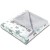 Paturica dubla pufoasa cu doua fete 100x78 cm Kidizi Fluffy All Mint Stars