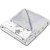Paturica dubla pufoasa cu doua fete 100x78 cm Kidizi Fluffy Magic Stars Grey
