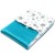 Paturica moale cu doua fete 100x78 cm Kidizi Velvet All Mint Stars