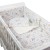 Set lenjerie matlasata 5 piese pentru patut 140x70 cm  Kidizi Forest Friends