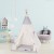 Cort copii stil indian Teepee Grey Stars XXL