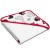 Prosop bebe din bumbac cu gluga 90x90 cm Kidizi Minnie