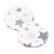 Set 2 pernute anticolici cu samburi de cirese Kidizi Galaxy Pink Stars, 19 cm