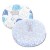 Set 2 pernute anticolici cu samburi cirese Kidizi Bunny & Elephants Blue, albastru, 19 cm