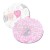 Set 2 pernute anticolici cu samburi de cirese Kidizi Bunny & Elephants Pink, roz, 19 cm