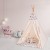 Cort copii stil indian Teepee Tent Kidizi Dancing Panda, include covoras gros si 2 perne