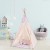 Cort copii stil indian Teepee Tent Kidizi Pink Moon, include covoras gros si 2 perne