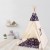 Cort copii stil indian Teepee Tent Kidizi Felix the Fox, include covoras gros si 2 perne