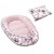 Cosulet bebelus pentru dormit Kidizi Baby Nest + pernuta plagiocefalie Kidizi Swallows