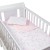 Set lenjerie matlasata 3 piese Kidizi Fairy Clouds, include perna, plapumioara si cearceaf