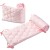 Set 2 aparatori matlasate patut 120x60 cm Kidizi Pink Deluxe