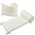 Set 2 aparatori matlasate patut 120x60 cm Kidizi Ecru Deluxe