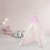 Cort copii stil indian Teepee Tent Pink Stars
