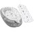 Salteluta suplimentara impermeabila pentru babynest 90x50 Kidizi Galaxy Grey