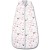 Sac de dormit copii de vara din muselina Kidizi Pink Hearts 70 cm