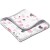 Paturica dubla de muselina 78x78 cm Kidizi Pink Hearts, 100% bumbac