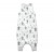 Sac de dormit cu picioare pentru copii 4-6 ani Kidizi All Mint Stars