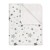 Paturica groasa din flanel cu doua fete 100x78 cm Kidizi Galaxy Grey, bumbac fata-verso