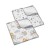 Set 2 paturici din flanel impermeabile si refolosibile 78x60 cm Kidizi Wonderland