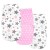 Set 3 sistem de infasat duble cu interior din flanel 0-3 luni Kidizi All Pink Stars