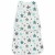Sac de dormit bebelusi cu sistem de infasare Kidizi All Mint Stars, 70 cm
