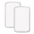Set 2 cearceafuri din bumbac cu elastic roata pentru patut cosleeper 90x50 cm Kidizi, Alb