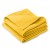 Paturica bebe de vara din muselina dubla 100x70 cm Kidizi Dark Yellow