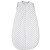 Sac dormit copii de vara  0-24 luni Kidizi White Grey Stars, 85 cm